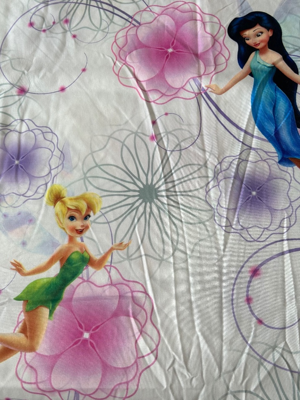 Disney Tinkerbell and Fairies Twin Flat sheet